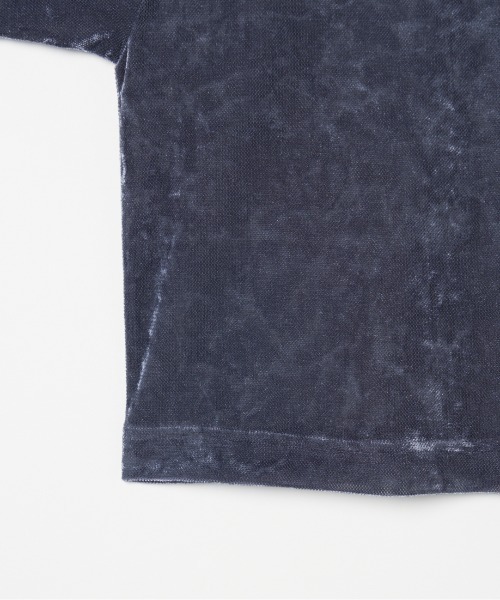 HELIOPOLE(エリオポール)の「SHEER VELOUR TEE(Tシャツ/カットソー・レディース・ダークブラウン/アイボリー/ブルー・38)」の8枚目の写真