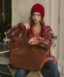 レディースのトートバッグ（ブラウン/茶色系・スエード