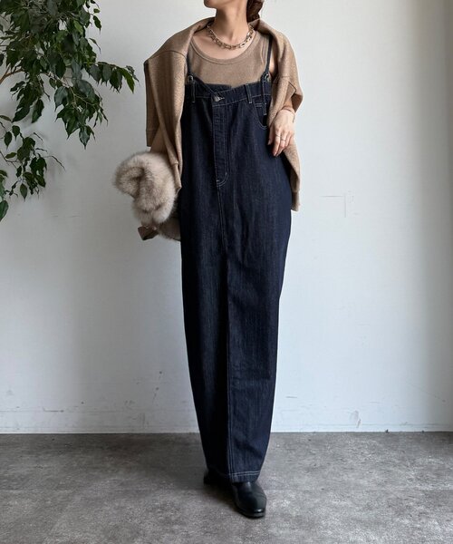 DouDou（ドゥドゥ）の「【WEB限定】デニムジャンスカ（ワンピース・レディース・ネイビー・FREE/SHORT）」の12枚目の写真