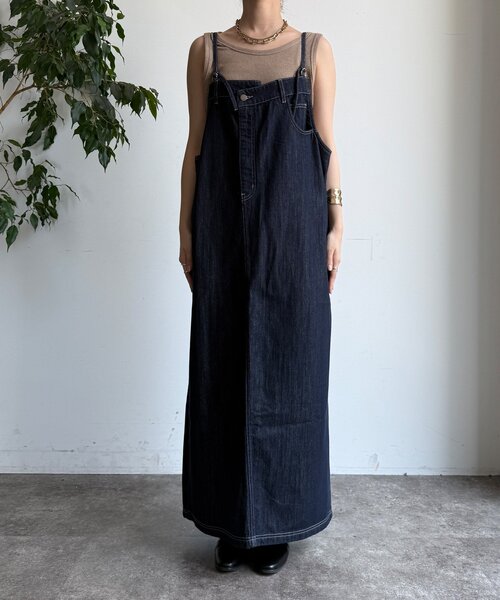 DouDou（ドゥドゥ）の「【WEB限定】デニムジャンスカ（ワンピース・レディース・ネイビー・FREE/SHORT）」の18枚目の写真