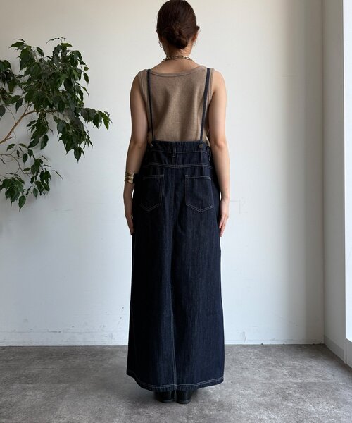 DouDou（ドゥドゥ）の「【WEB限定】デニムジャンスカ（ワンピース・レディース・ネイビー・FREE/SHORT）」の20枚目の写真