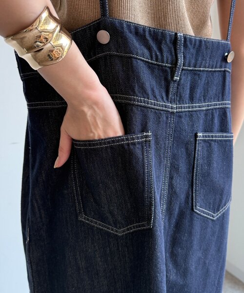 DouDou（ドゥドゥ）の「【WEB限定】デニムジャンスカ（ワンピース・レディース・ネイビー・FREE/SHORT）」の22枚目の写真