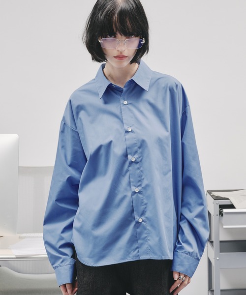 ミューズドゥドゥーズィエムクラス galant regular シャツ ブルー ミューズドゥドゥーズィエムクラス galant regular シャツ ブルー