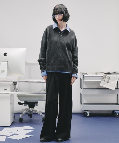 SELLE GLANT(セレグランテ)の「ASSORT BASIC REGULAR SHIRT/アソートベーシックレギュラーシャツ(シャツ/ブラウス・メンズ・アイボリー/ブルー・SMALL/MEDIUM/LARGE)」の20枚目の写真