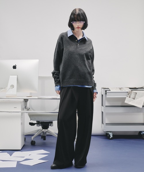 SELLE GLANT(セレグランテ)の「ASSORT BASIC REGULAR SHIRT/アソートベーシックレギュラーシャツ(シャツ/ブラウス・メンズ・アイボリー/ブルー・SMALL/MEDIUM/LARGE)」の21枚目の写真
