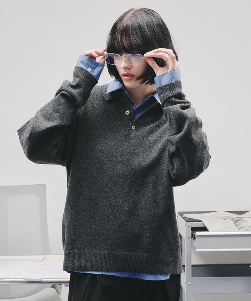 SELLE GLANT(セレグランテ)の「ASSORT BASIC REGULAR SHIRT/アソートベーシックレギュラーシャツ(シャツ/ブラウス・メンズ・アイボリー/ブルー・SMALL/MEDIUM/LARGE)」の17枚目の写真