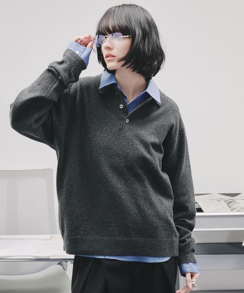 SELLE GLANT(セレグランテ)の「ASSORT BASIC REGULAR SHIRT/アソートベーシックレギュラーシャツ(シャツ/ブラウス・メンズ・アイボリー/ブルー・SMALL/MEDIUM/LARGE)」の18枚目の写真