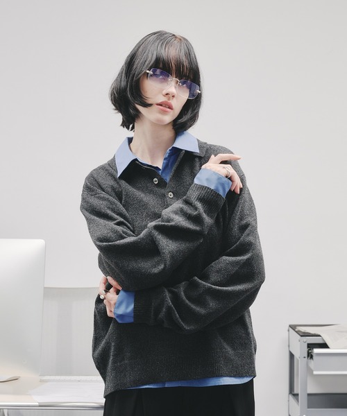 SELLE GLANT(セレグランテ)の「ASSORT BASIC REGULAR SHIRT/アソートベーシックレギュラーシャツ(シャツ/ブラウス・メンズ・アイボリー/ブルー・SMALL/MEDIUM/LARGE)」の19枚目の写真