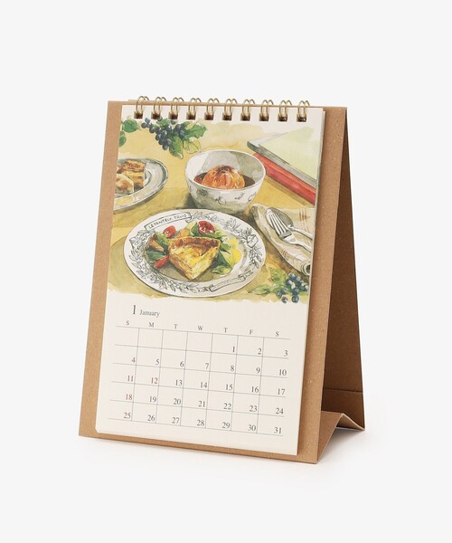 Afternoon Tea（アフタヌーンティー）の「卓上水彩カレンダー（手帳/メモ帳・レディース・ホワイト・ONE SIZE）」の4枚目の写真