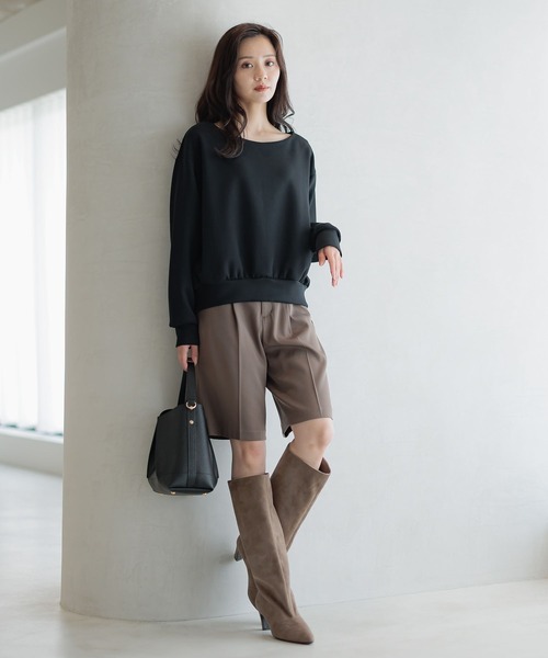 Andemiu（アンデミュウ）の「セットハーフパンツ（その他パンツ・レディース・ネイビー/モカ・SMALL/MEDIUM）」の7枚目の写真