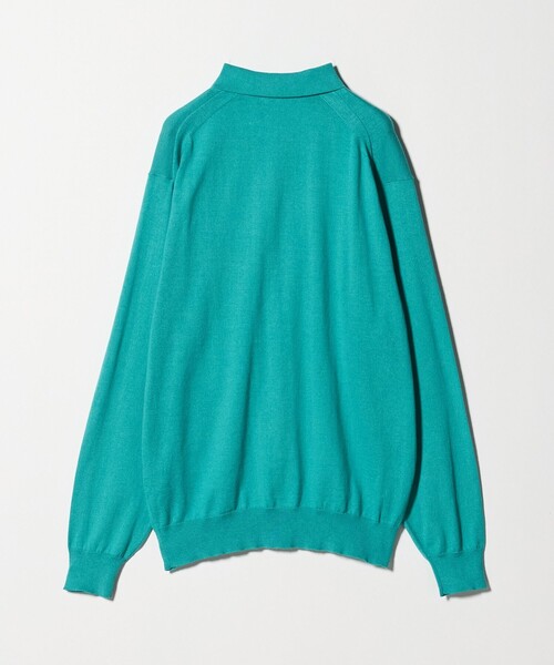 UNITED ARROWS（ユナイテッドアローズ）の「ピマコットン アルパカ ポロカラー カーディガン（カーディガン/ボレロ・メンズ・ライトグレー/ターコイズブルー系・XL/L/M/S）」の16枚目の写真