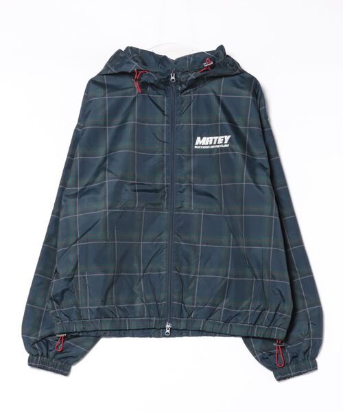 8(eight)(エイト)の「チェックフードブルゾン(ブルゾン・メンズ・ブラック/ネイビー/ブラウン/レッド・MEDIUM/LARGE)」の3枚目の写真