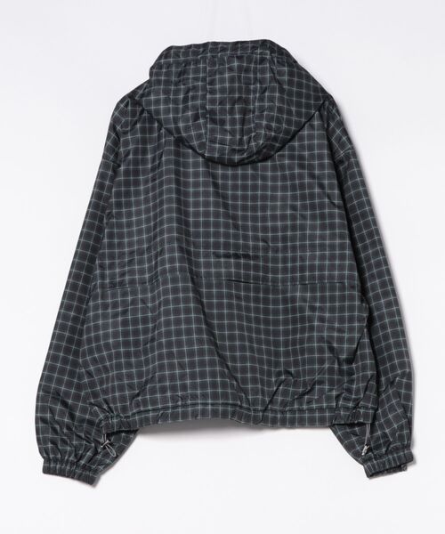 8(eight)(エイト)の「チェックフードブルゾン(ブルゾン・メンズ・ブラック/ネイビー/ブラウン/レッド・MEDIUM/LARGE)」の6枚目の写真