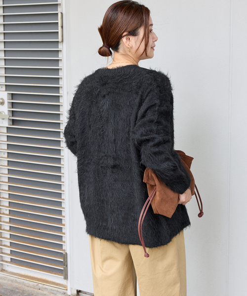 WEB限定追加》シャギーカーディガン（カーディガン/ボレロ）｜JOURNAL