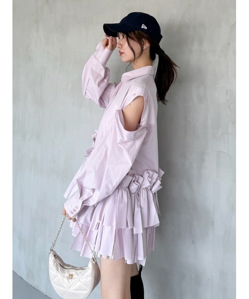 リボンシャツ（ワンピース）｜SNIDEL（スナイデル）のファッション通販