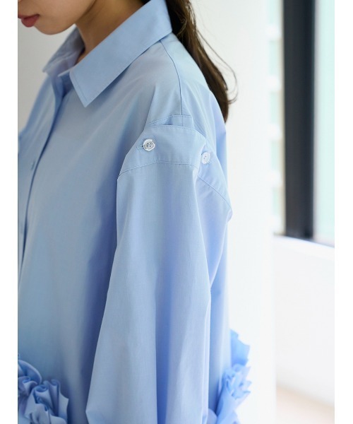 【新品 完売品】SNIDEL スナイデル　リボンシャツ　ストライプ　2025 SNIDEL/スナイデル | . ⁡ SNIDEL 2025 SUMMER COLLECTION ⁡ ⁡ NEW