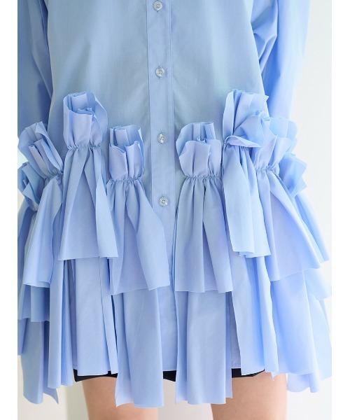 SNIDEL（スナイデル）の「リボンシャツ（ワンピース）」 - WEAR
