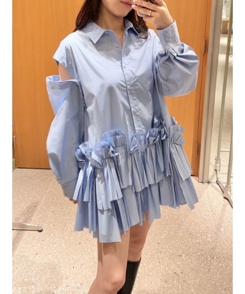 リボンシャツ（ワンピース）｜SNIDEL（スナイデル）の