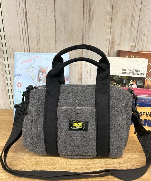 are studio disc bag ディスクバッグ dust ダスト DISCUS/ディスカス ボア スウェード 2WAY ボストンバッグ/ショルダー