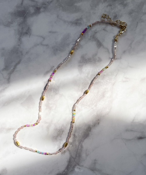 yu-ka(ユーカ)の「YU-KA:クラシックビーズネックレス Classic beads necklace(ネックレス・レディース・ホワイト・FREE)」の1枚目の写真