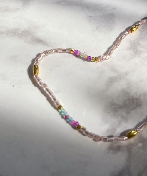 yu-ka(ユーカ)の「YU-KA:クラシックビーズネックレス Classic beads necklace(ネックレス・レディース・ホワイト・FREE)」の2枚目の写真