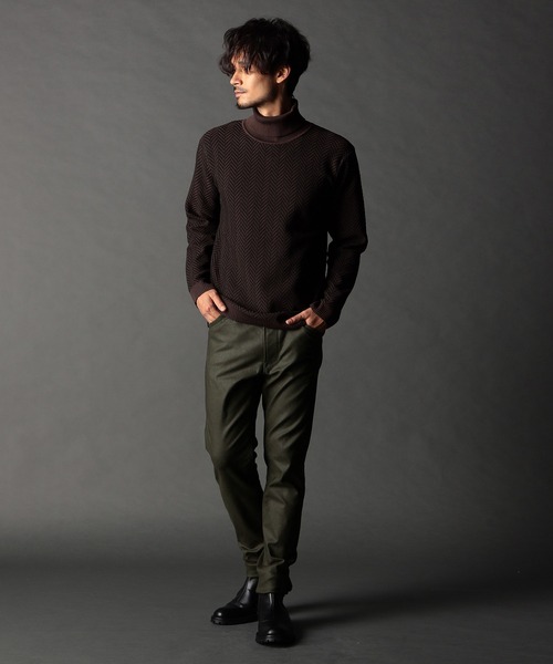 NICOLE CLUB FOR MEN(ニコルクラブフォーメン)の「ムラ箔プリント ガムストレッチパンツ(その他パンツ・メンズ・ダークカーキ/ブラック/ダークブラウン/ライトグレー・LARGE/X-LARGE/MEDIUM/SMALL)」の7枚目の写真