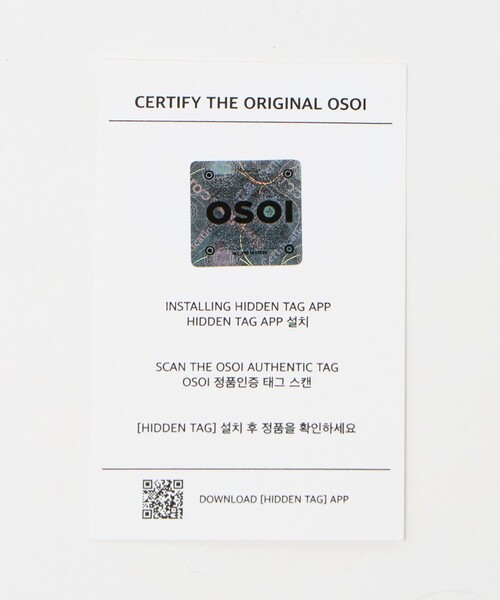 ＜OSOI＞CARD HOLDER STUD ウォレット