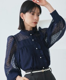 シフォン ネイビー」に該当するトップスファッション通販 - ZOZOTOWN