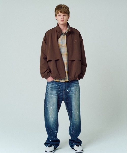 ADAM PATEK(アダムパテック)の「【ADAMPATEK/アダムパテック】stand collar blouson スタンドカラーブルゾン(ブルゾン・メンズ・ダークグレー/ブラウン/ブラック・1/2)」の22枚目の写真