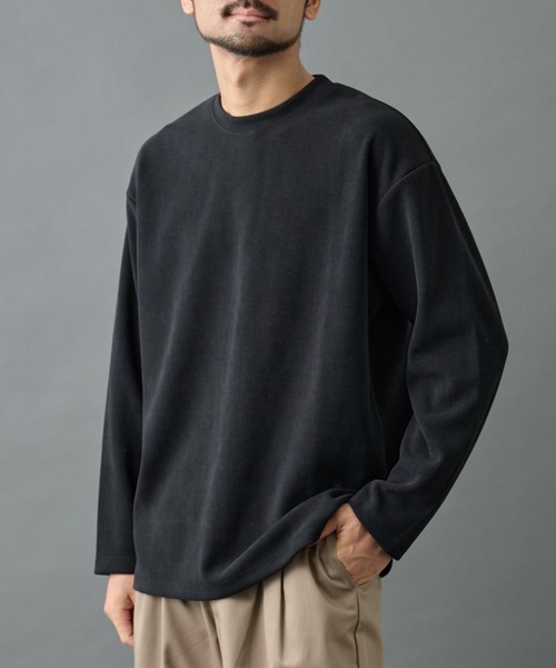 COLONY 2139(コロニートゥーワンスリーナイン)の「カットモールプルオーバー(Tシャツ/カットソー・メンズ・ホワイト/ブラック/グレイッシュベージュ・LARGE/MEDIUM)」の1枚目の写真