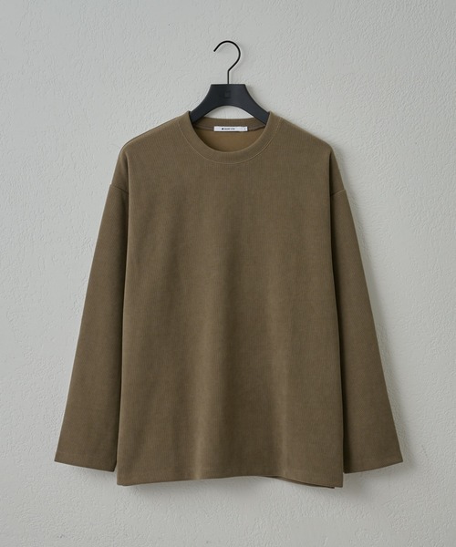COLONY 2139(コロニートゥーワンスリーナイン)の「カットモールプルオーバー(Tシャツ/カットソー・メンズ・ホワイト/ブラック/グレイッシュベージュ・LARGE/MEDIUM)」の14枚目の写真