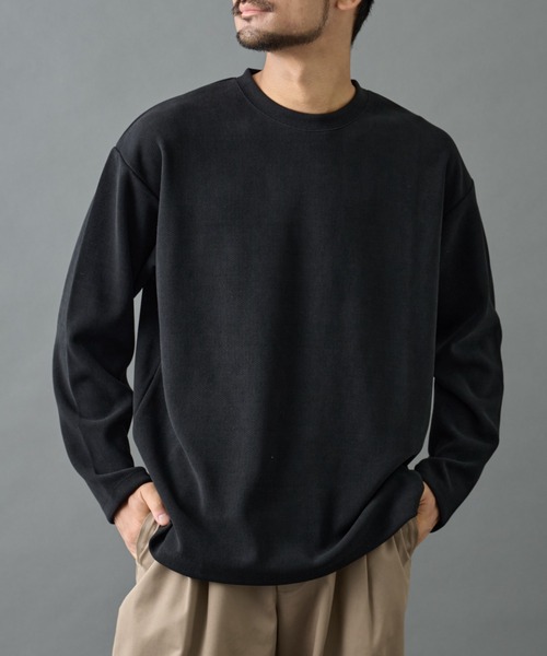 COLONY 2139(コロニートゥーワンスリーナイン)の「カットモールプルオーバー(Tシャツ/カットソー・メンズ・ホワイト/ブラック/グレイッシュベージュ・LARGE/MEDIUM)」の15枚目の写真