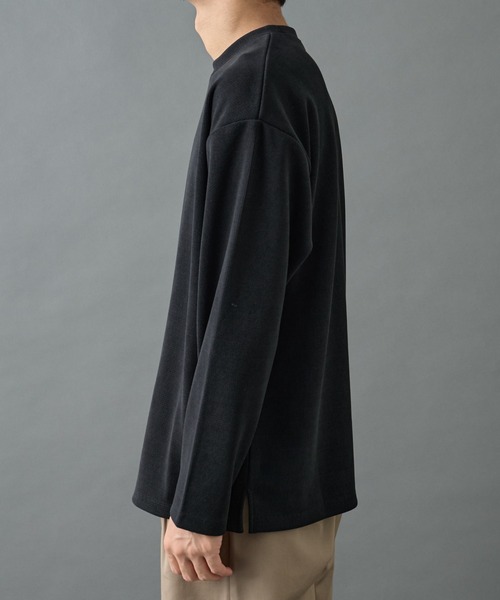COLONY 2139(コロニートゥーワンスリーナイン)の「カットモールプルオーバー(Tシャツ/カットソー・メンズ・ホワイト/ブラック/グレイッシュベージュ・LARGE/MEDIUM)」の8枚目の写真
