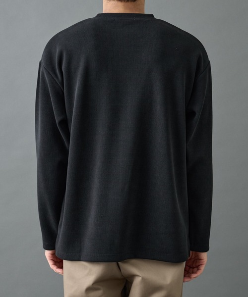 COLONY 2139(コロニートゥーワンスリーナイン)の「カットモールプルオーバー(Tシャツ/カットソー・メンズ・ホワイト/ブラック/グレイッシュベージュ・LARGE/MEDIUM)」の9枚目の写真