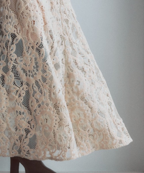 anuans（アニュアンス）の「ベロアレースナロースカート（スカート・レディース・ホワイト/イエロー系その他/ブラック・MEDIUM/SMALL）」の21枚目の写真