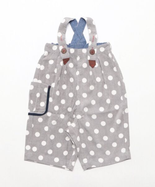 RAGMART（ラグマート）の「サロペット（サロペット/オーバーオール・キッズ・ネイビー/ドット/イエロー/カーキ・80ｃｍ/90cm/95cm）」の4枚目の写真