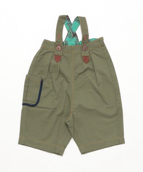 RAGMART（ラグマート）の「サロペット（サロペット/オーバーオール・キッズ・ネイビー/ドット/イエロー/カーキ・80ｃｍ/90cm/95cm）」の2枚目の写真