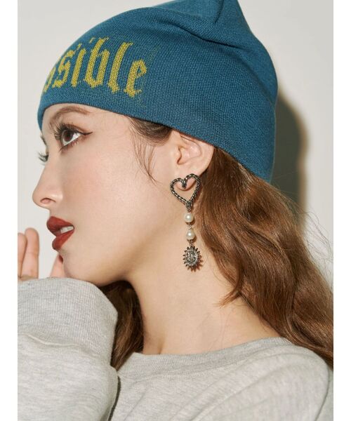 EVRIS（エヴリス）の「SUNNY MOTIF HEART CATCH ピアス（ピアス（両耳用）・レディース・ゴールド/シルバー・FREE）」の3枚目の写真