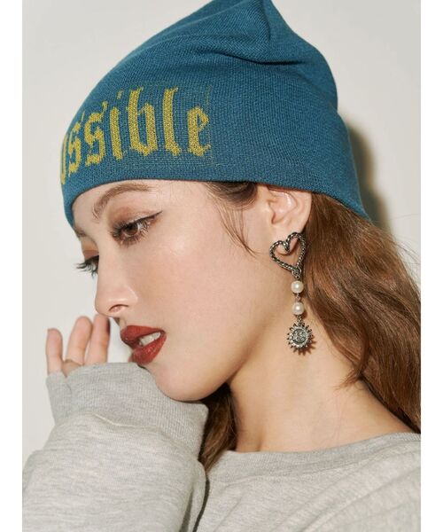 EVRIS（エヴリス）の「SUNNY MOTIF HEART CATCH ピアス（ピアス（両耳用）・レディース・ゴールド/シルバー・FREE）」の4枚目の写真