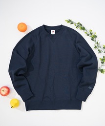 FRUIT OF THE LOOM（フルーツオブザルーム）の「【FRUIT OF THE LOOM】BASIC SWEAT SHIRT / フルーツオブザルーム 袖ワンポイントロゴ スウェット（スウェット）」