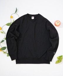 FRUIT OF THE LOOM（フルーツオブザルーム）の「【FRUIT OF THE LOOM】BASIC SWEAT SHIRT / フルーツオブザルーム 袖ワンポイントロゴ スウェット（スウェット）」
