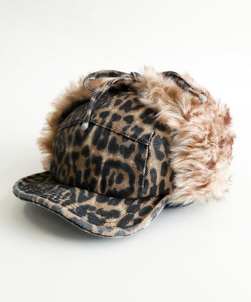 WEGO（ウィゴー）の「WEGO/レオパードドッグイヤーキャップ（キャップ・レディース・その他1・FREE）」の4枚目の写真