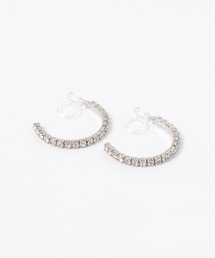 ダイヤレーンフープノンホールピアス20mm / 592885