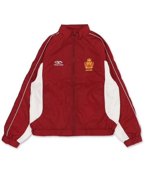 SPINNS（スピンズ）の「【セットアップ対応】短丈ナイロンジャケット/エンブレム刺繍ロゴ/配色切替（ブルゾン・メンズ・ホワイト/ブラック/ネイビー/グリーン/ワイン・ONESIZE）」の5枚目の写真