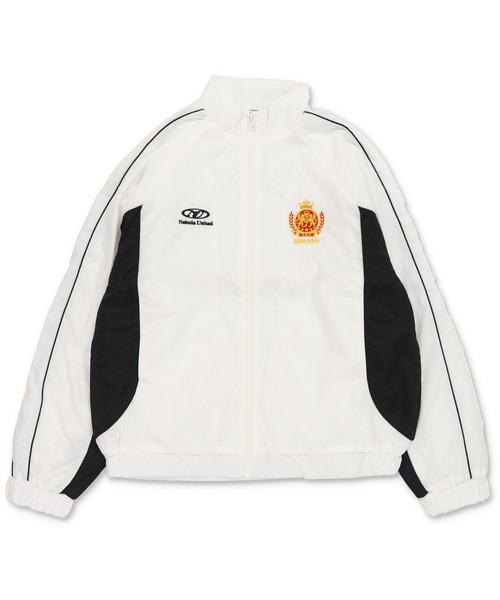 SPINNS（スピンズ）の「【セットアップ対応】短丈ナイロンジャケット/エンブレム刺繍ロゴ/配色切替（ブルゾン・メンズ・ホワイト/ブラック/ネイビー/グリーン/ワイン・ONESIZE）」の22枚目の写真