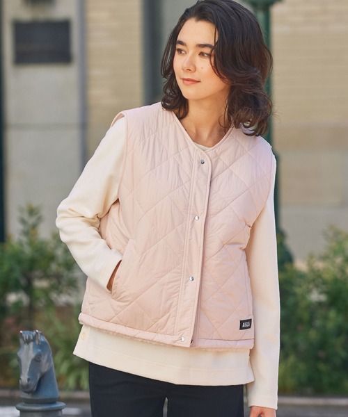 ⭐️新品未使用⭐️AIGLE リバーシブル インサレーション キルティングボアベスト セール】Dupont Sorona中綿 撥水 リバーシブル インサレーション