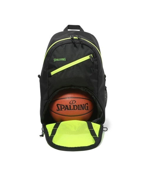 SPALDING(スポルディング)の「【SPALDING/スポルディング】ハーフデイ ブリーズ/バッグパック・アウトドア・スポーツ(バックパック/リュック・メンズ・ライトグリーン/ブラック・FREE)」の5枚目の写真