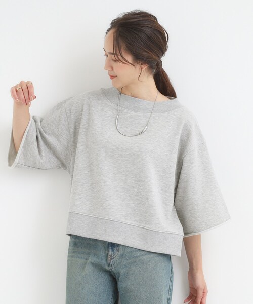 Cutie Blonde(キューティーブロンド)の「【2点セット】ハーフスリーブミニ裏毛プルオーバー&レースタンクトップSET(その他トップス・レディース・ライトグレー/ダークブラウン/チャコールグレー・00)」の20枚目の写真