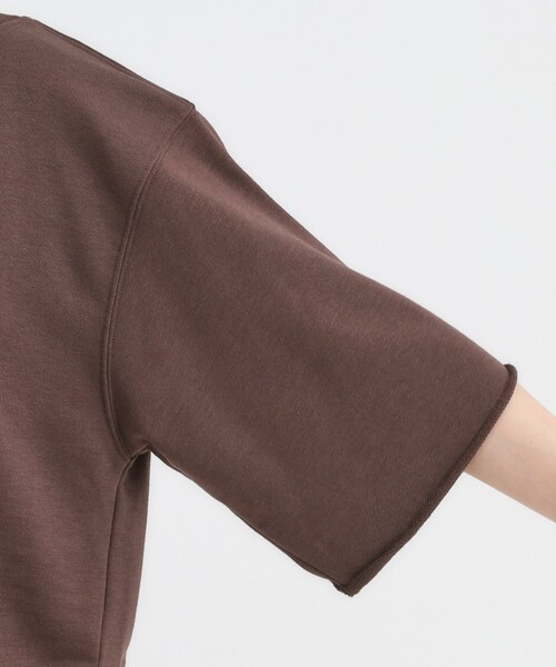 Cutie Blonde(キューティーブロンド)の「【2点セット】ハーフスリーブミニ裏毛プルオーバー&レースタンクトップSET(その他トップス・レディース・ライトグレー/ダークブラウン/チャコールグレー・00)」の4枚目の写真