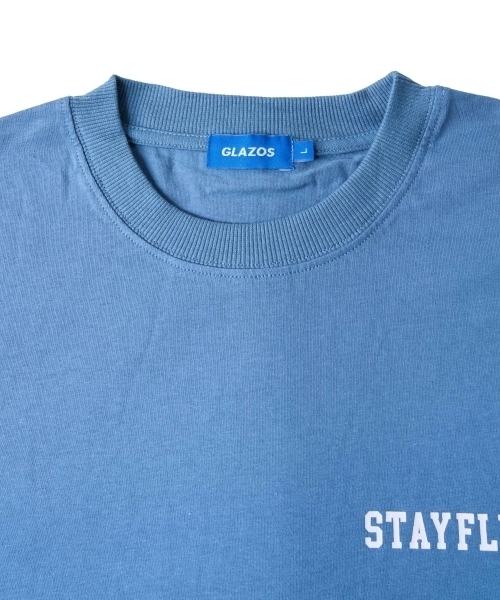 GLAZOS（グラソス）の「袖ロゴプリント長袖Tシャツ（Tシャツ/カットソー・キッズ・ブルー/ブラック/ホワイト・180cm/160cm/170cm/150cm）」の6枚目の写真